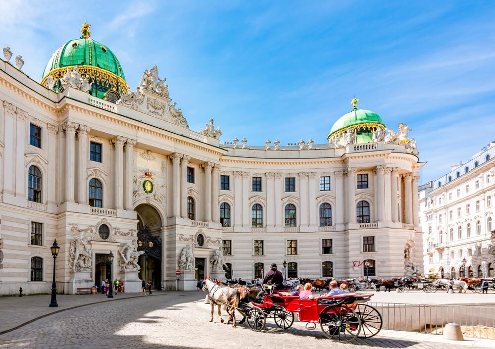 Vienna Hofburg Palace On St Michael Square