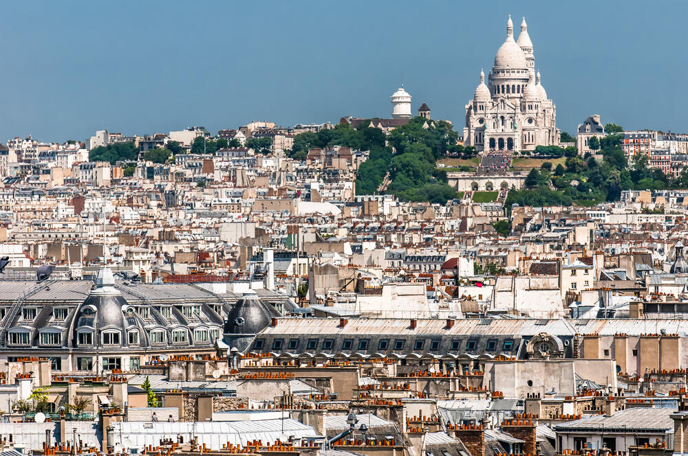 Paris Montmartre Cityscape